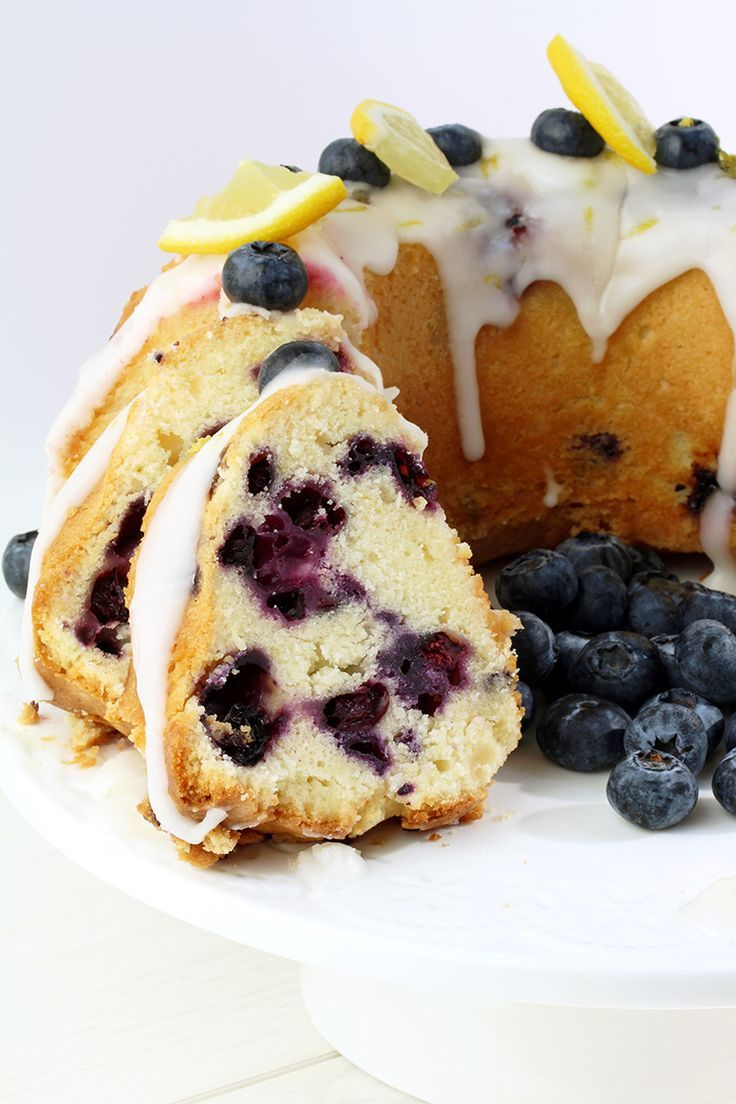 Blueberry Lemon Bundt Cake