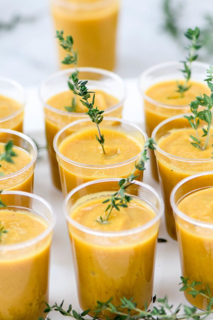 Butternut Squash Soup Shots