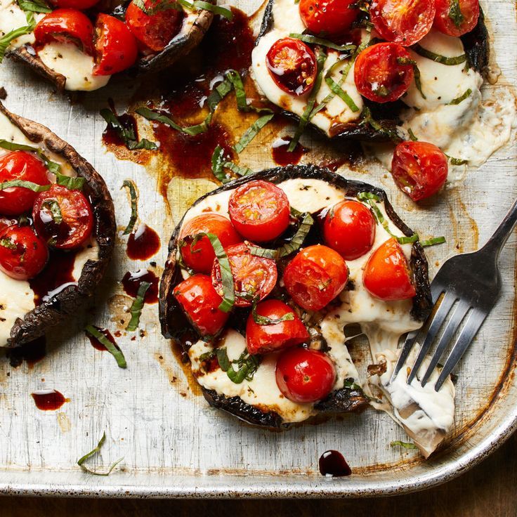 Caprese Stuffed Portobellos