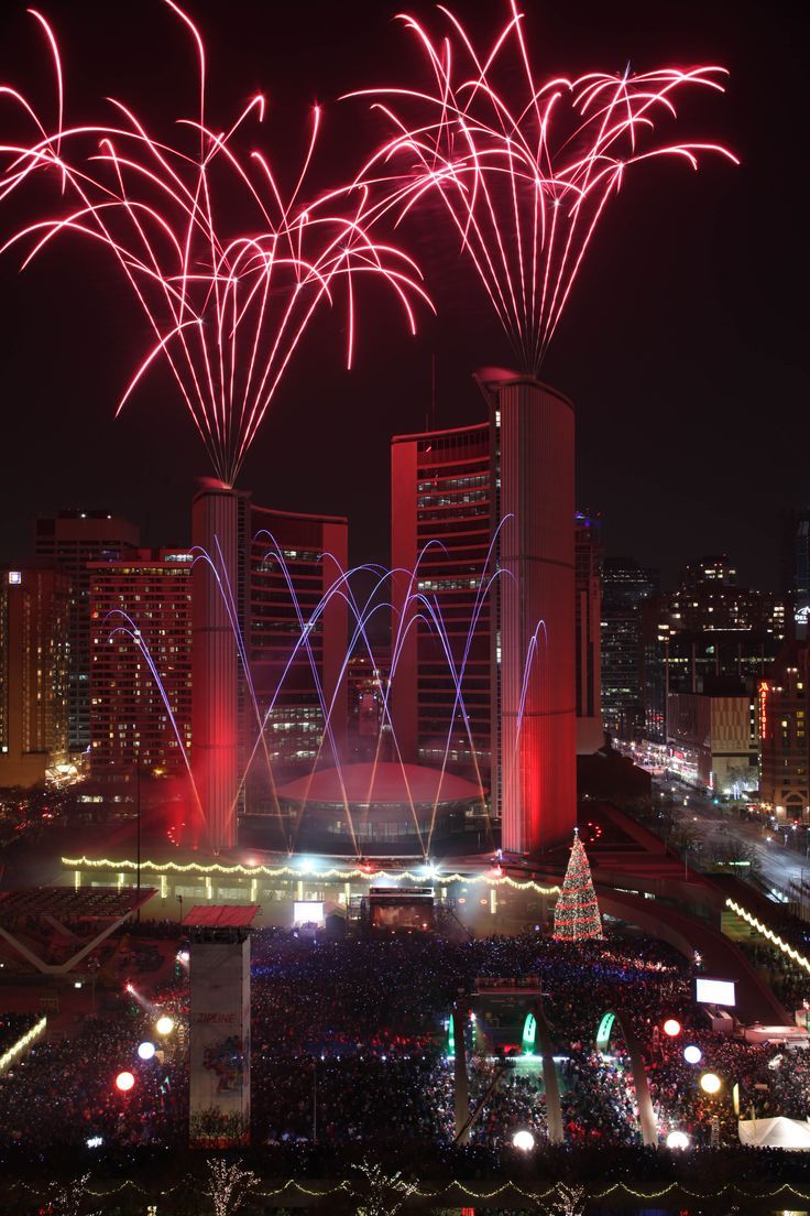 Cavalcade of Lights in Toronto, Canada