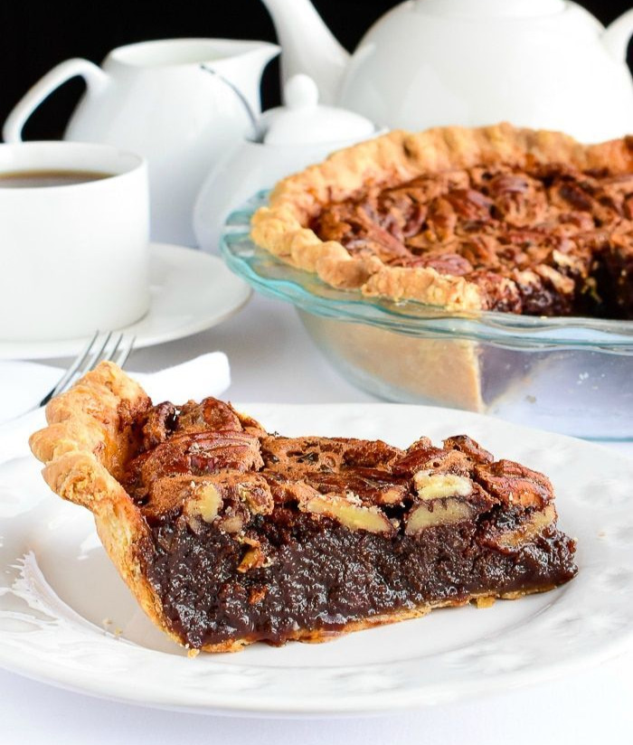 Chocolate Bourbon Pecan Pie