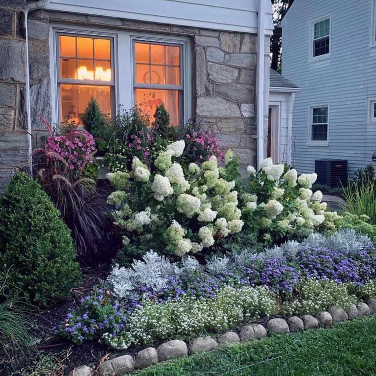 Colorful Flower Beds