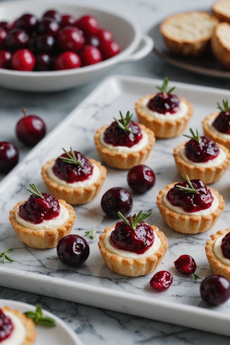 Cranberry Brie Bites