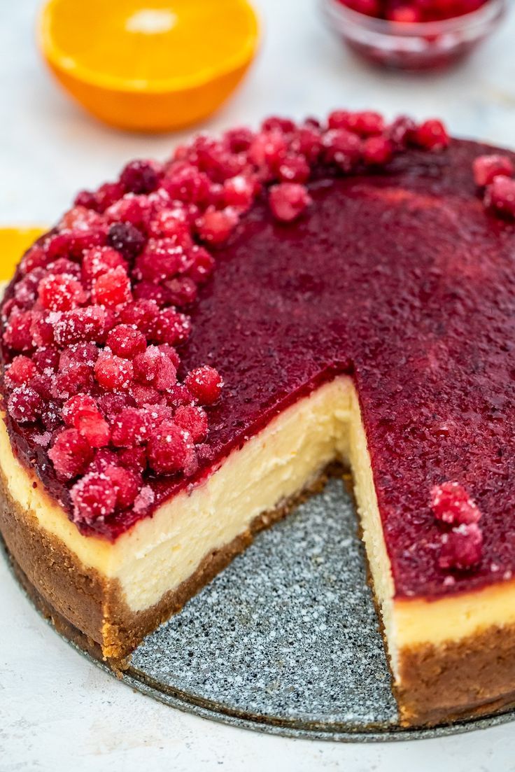 Cranberry Cheesecake