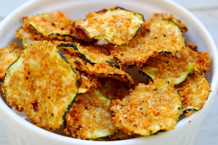 Crispy Parmesan Zucchini Chips