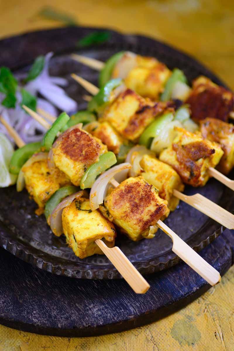 Curried Chicken Skewers