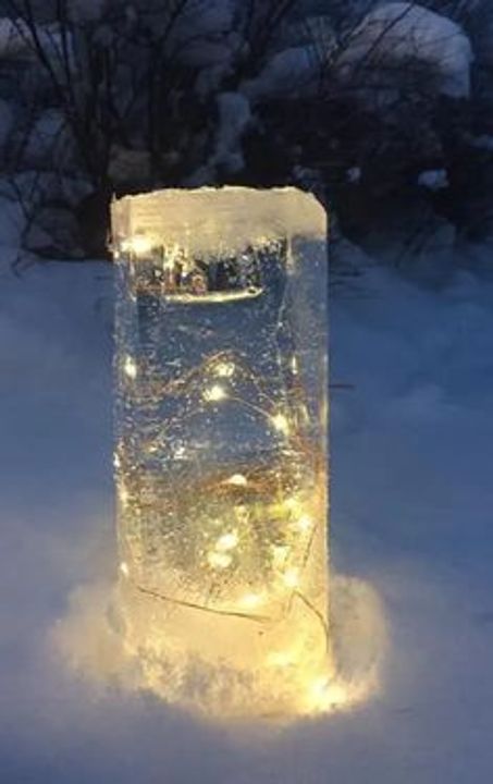 DIY Ice Lanterns