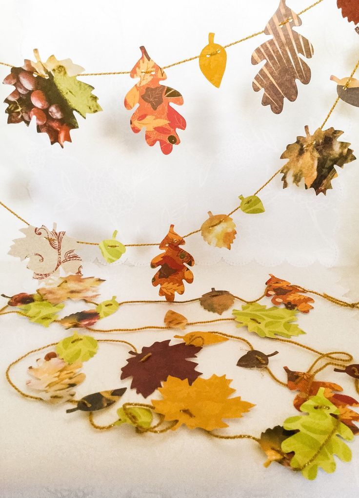 DIY Leaf Garland