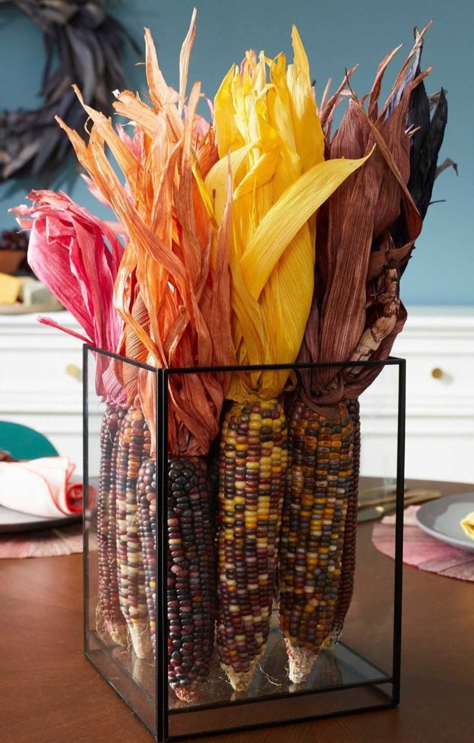 Dried Corn Centerpiece