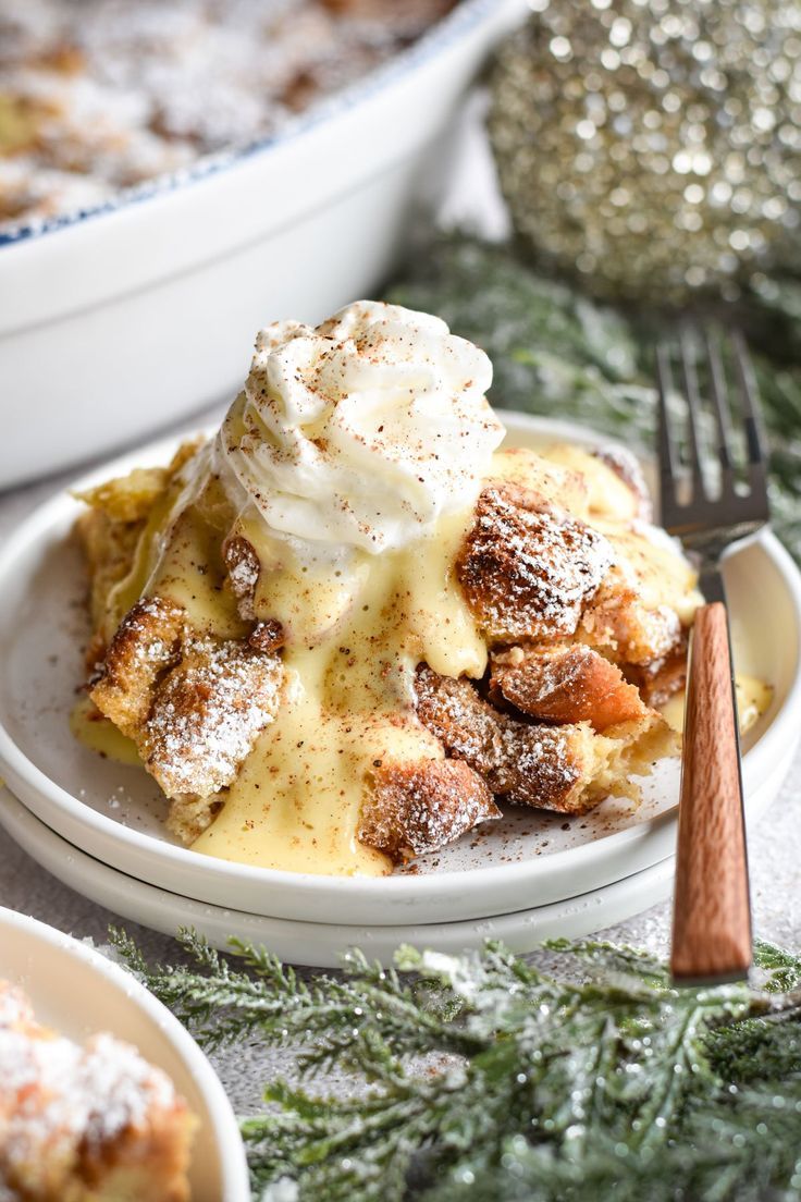 Eggnog Bread Pudding