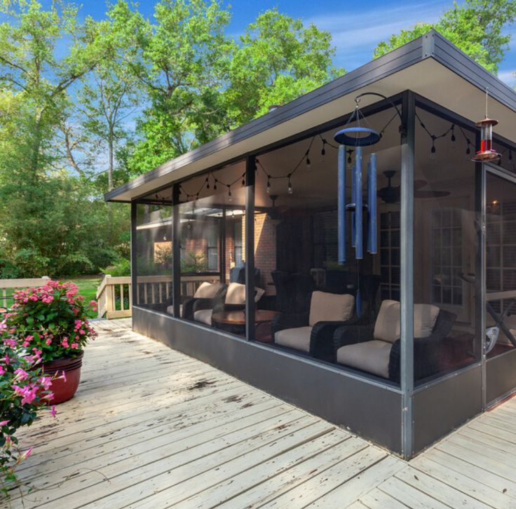 Enclosed Garden Patio