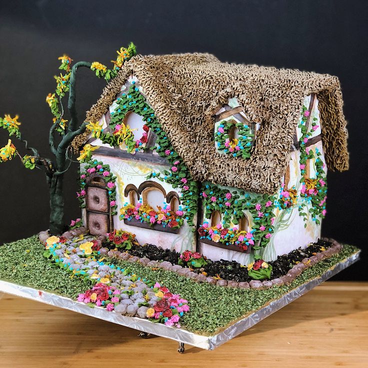 Fairy Tale Cottage Gingerbread House