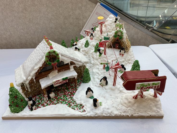 Gingerbread Ski Lodge