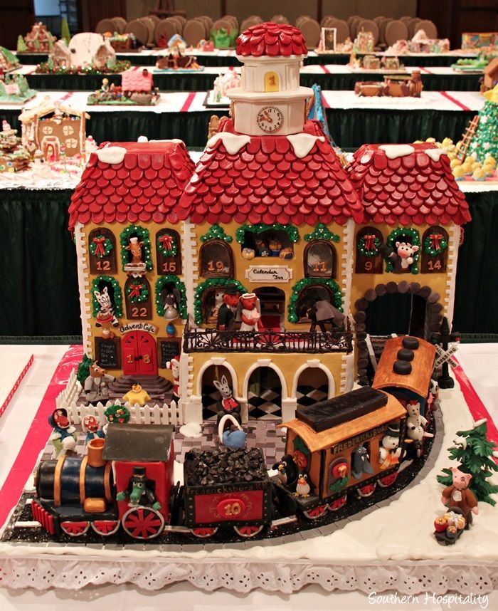 Gingerbread Train Station