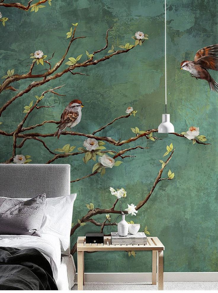 Green Wall Murals