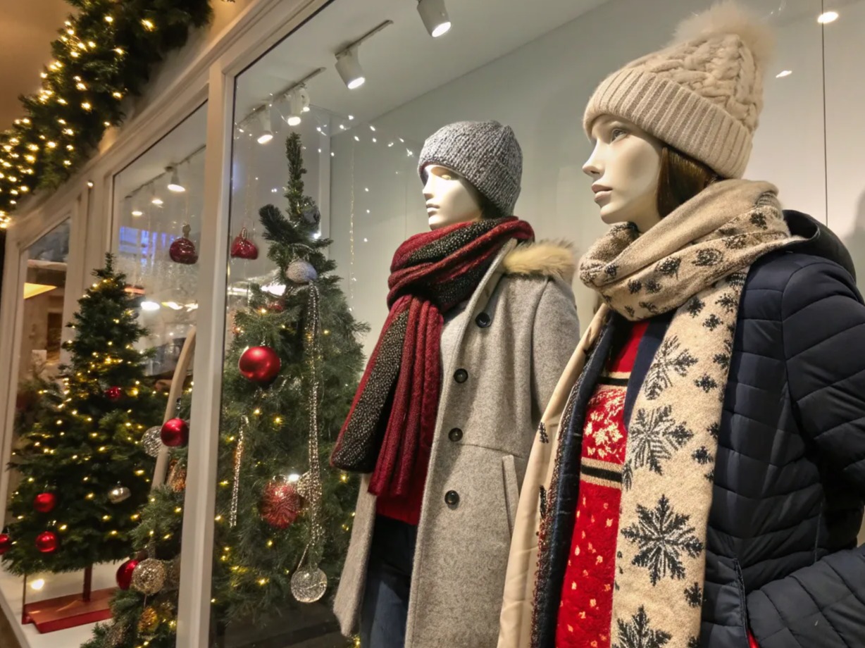 Holiday Mannequin Display