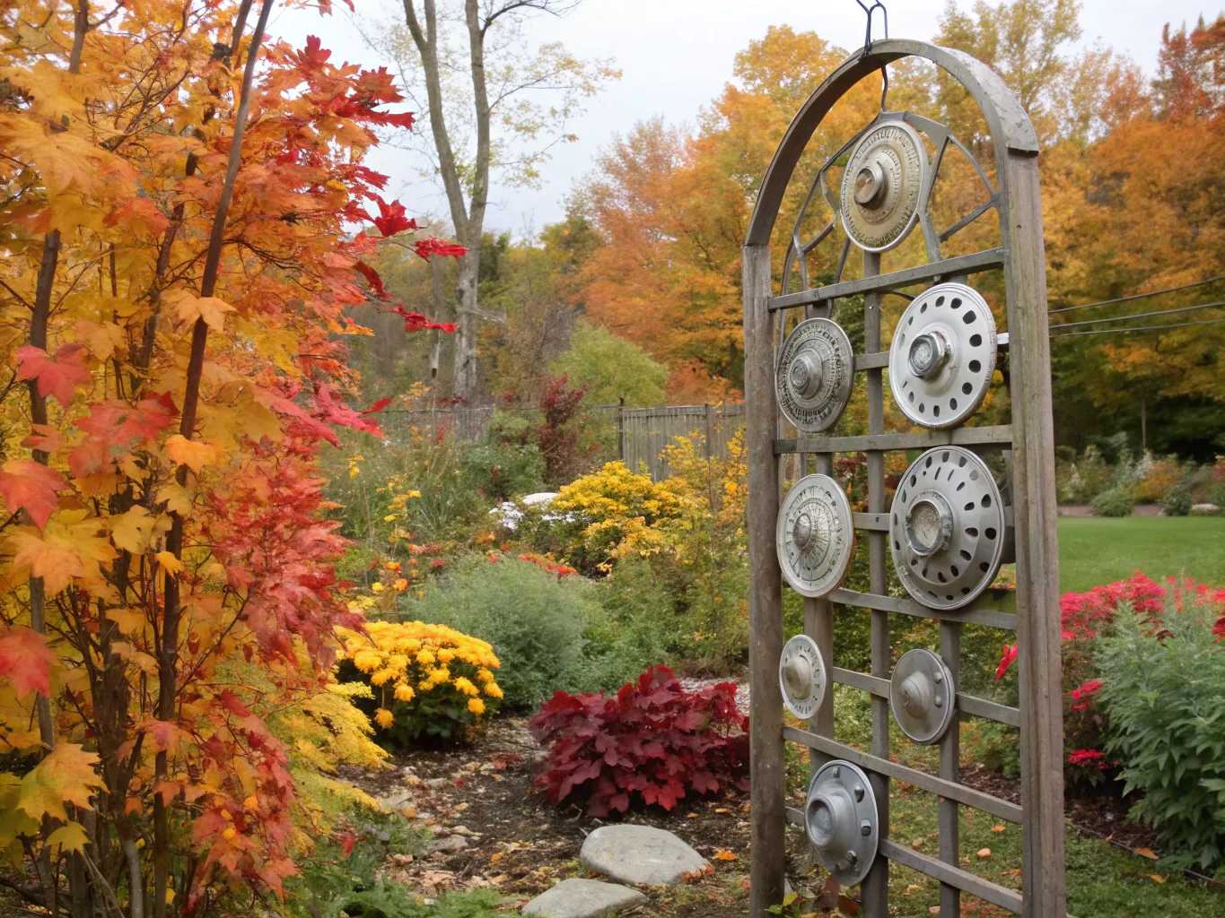 Hubcap Trellis