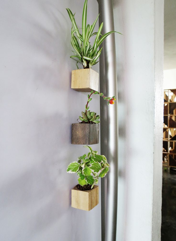 Magnetic Wall Planters