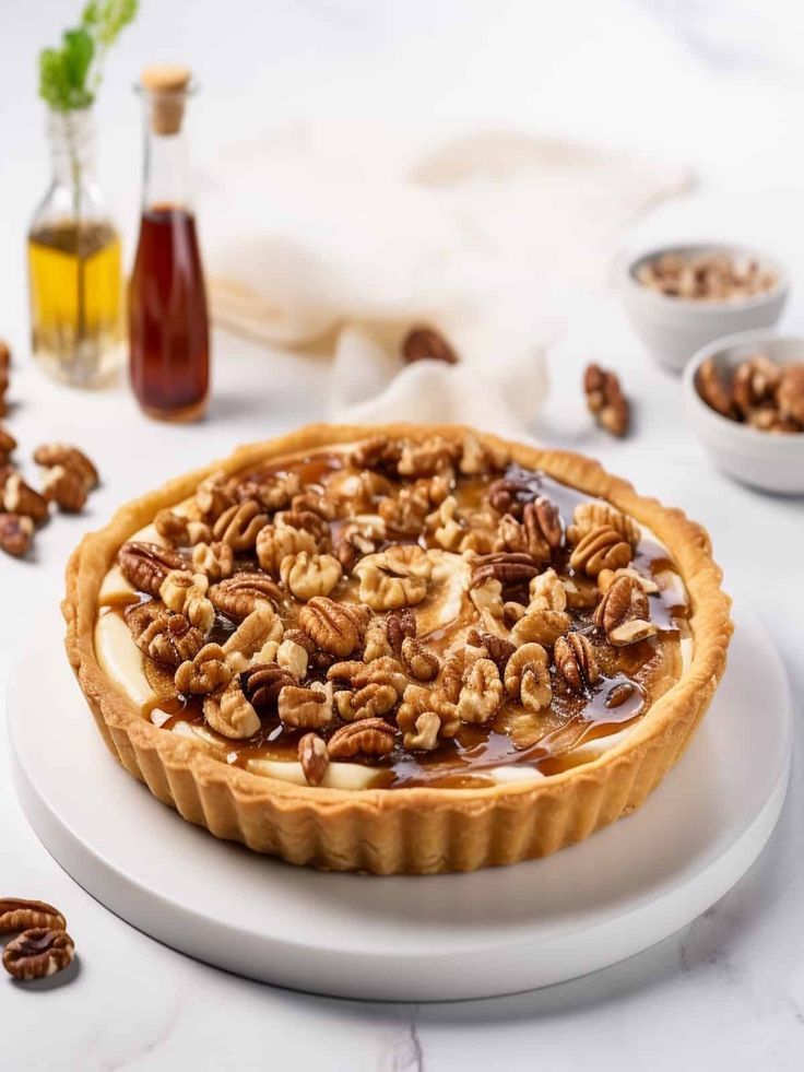 Maple Walnut Tart