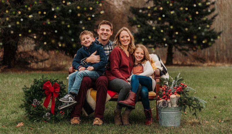 Matching Family Pajamas for Photos