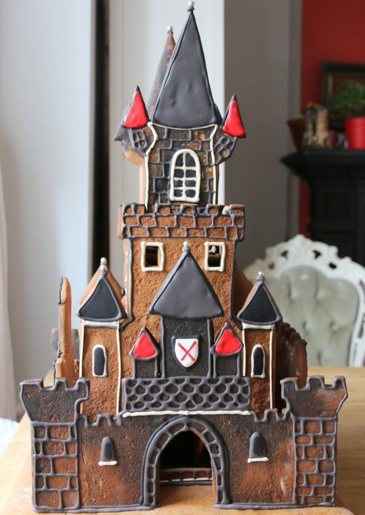 Medieval Fortress Gingerbread House