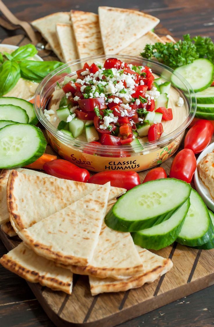 Mediterranean Hummus Platter