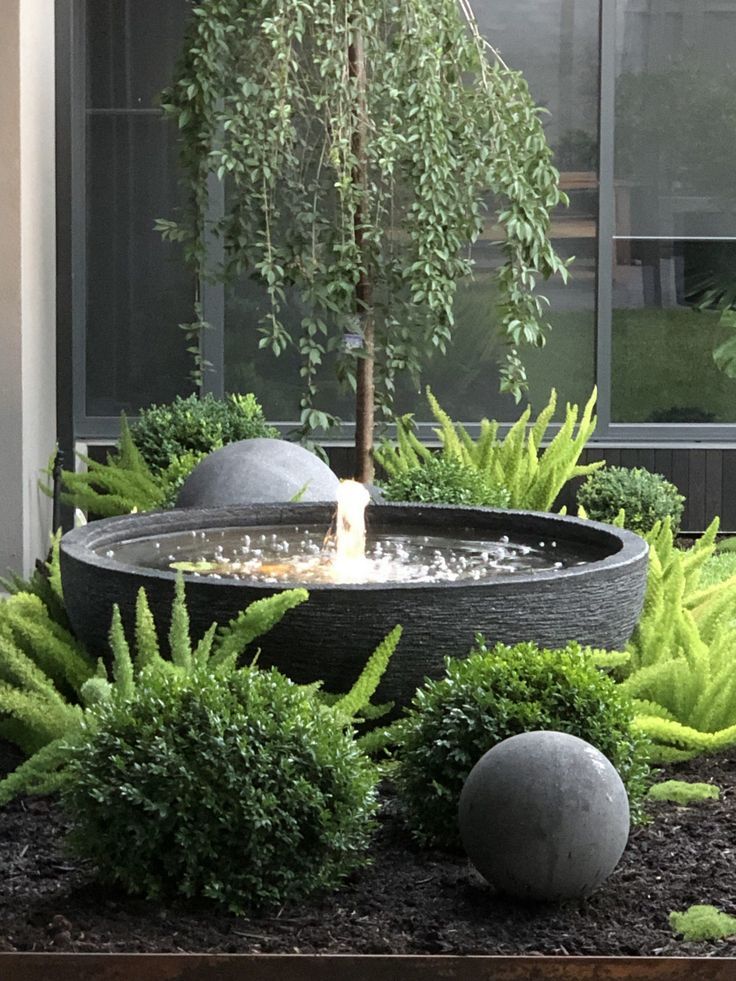 Modern Water Feature