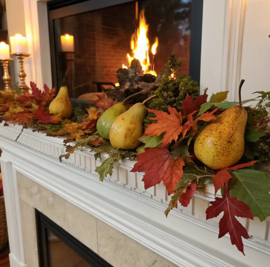 Pear and Leaf Garland