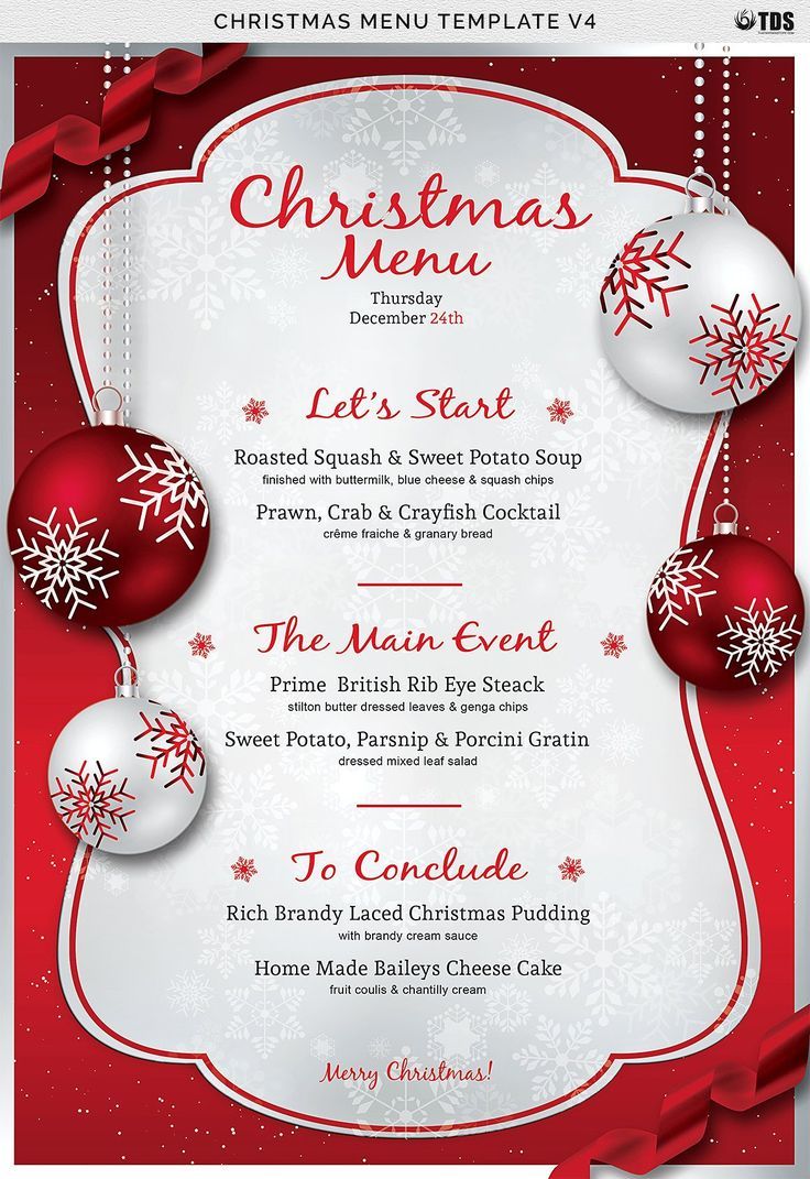 Plan a Festive Menu