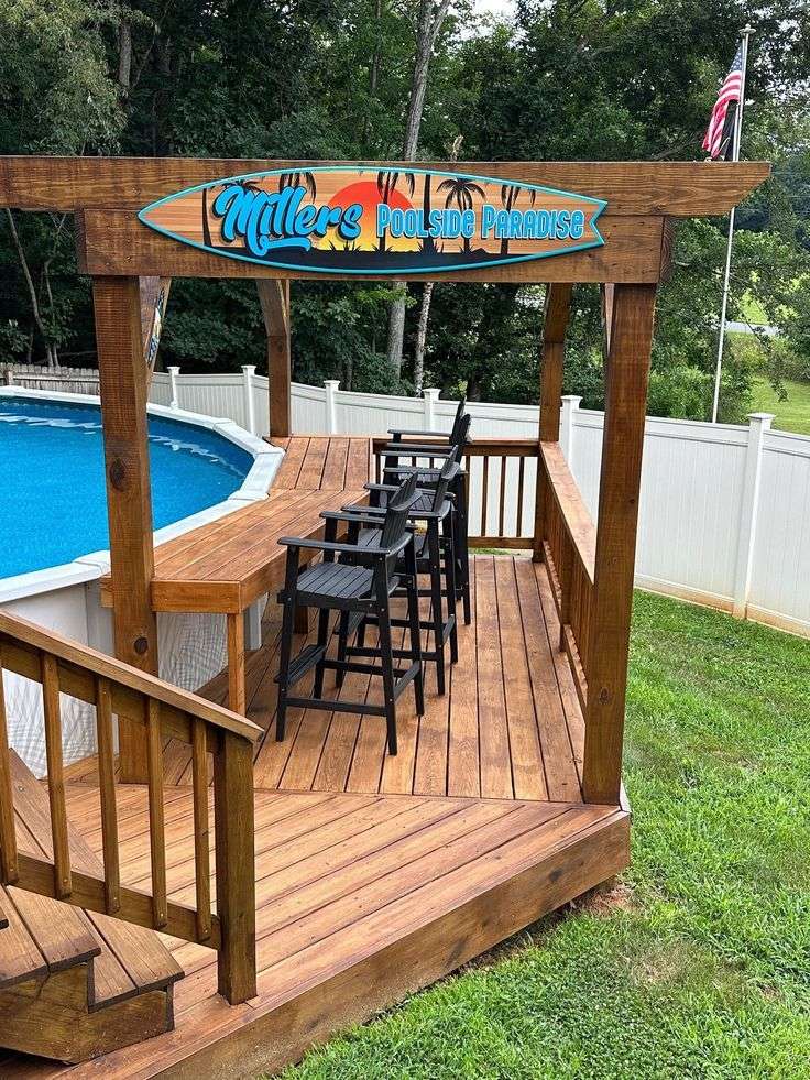 Poolside Paradise Deck