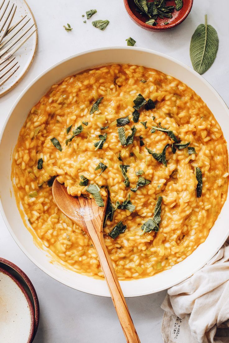 Pumpkin and Sage Risotto