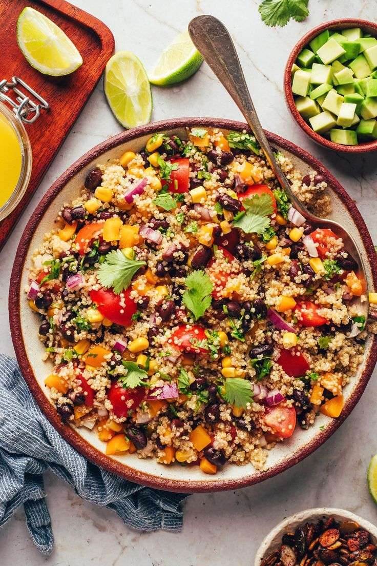 Quinoa & Black Bean Salad