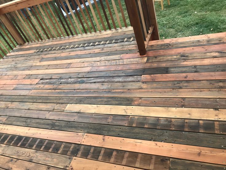 Reclaimed Wood Patio