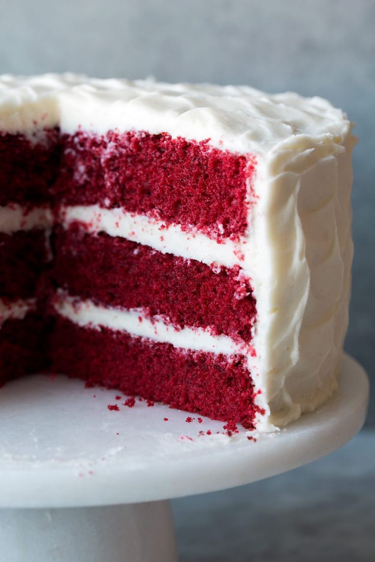 Red Velvet Cake with Cream Cheese Frosting