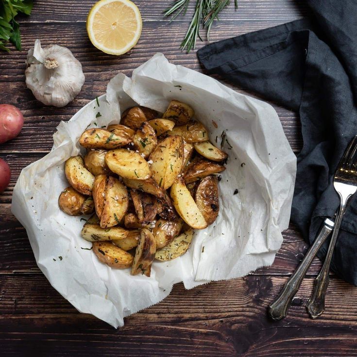 Roasted Garlic and Rosemary Potatoes