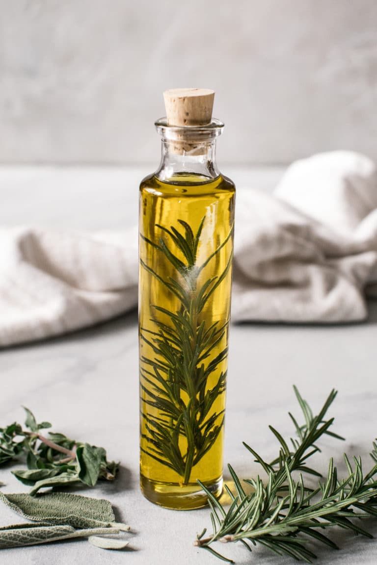 Rosemary-Infused Olive Oil Centerpiece