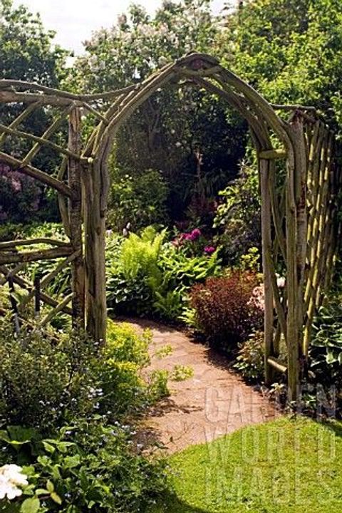 Rustic Wooden Arbor