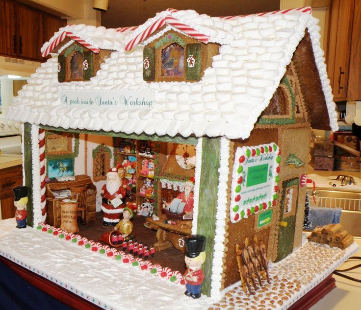 Santa's Workshop Gingerbread House