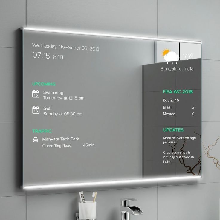 Smart Mirrors with Daily Briefings