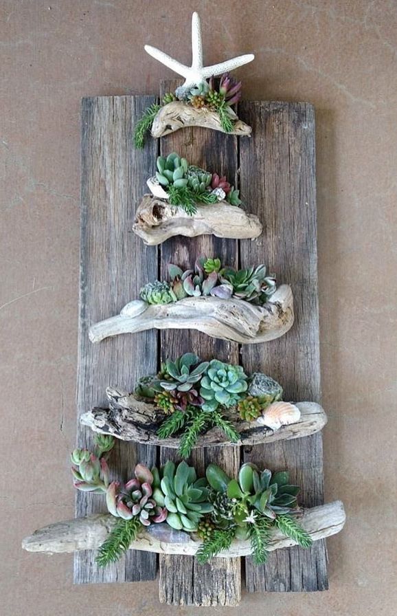 Succulent Pallet Tree