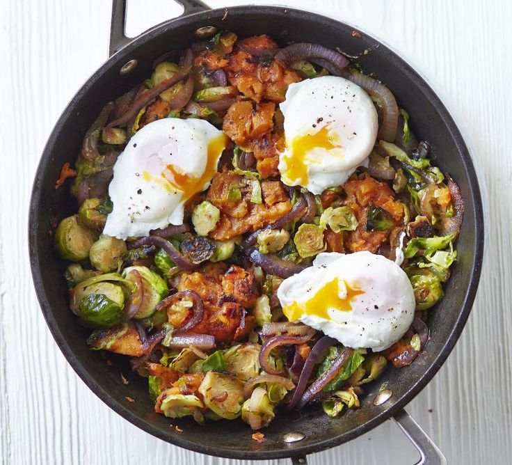 Sweet Potato Hash with Eggs