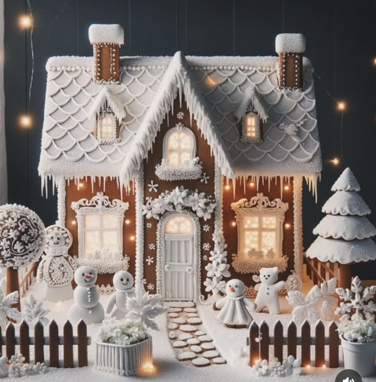 Winter Wonderland Gingerbread House