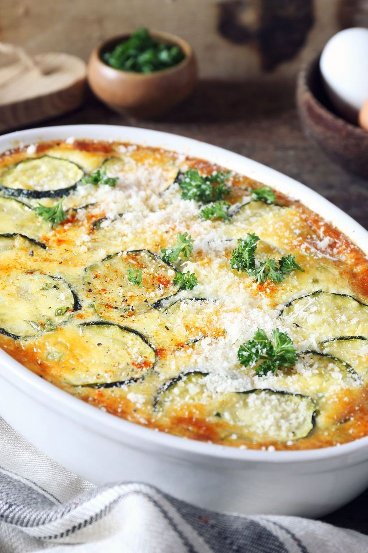 Zucchini and Parmesan Gratin