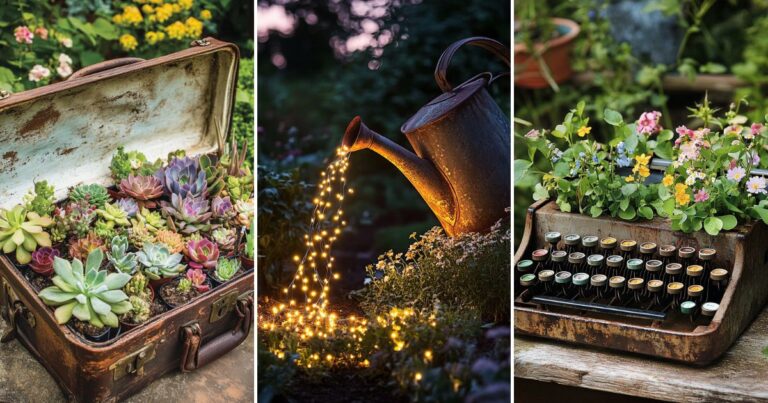 11 Vintage Garden Decor Ideas to Bring Charm and Fun to Your Garden