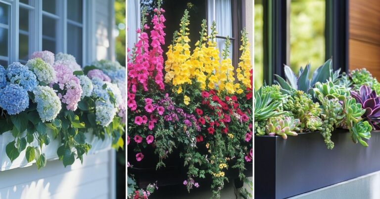 25 Colorful Window Box Ideas to Liven Up Your Home’s Exterior