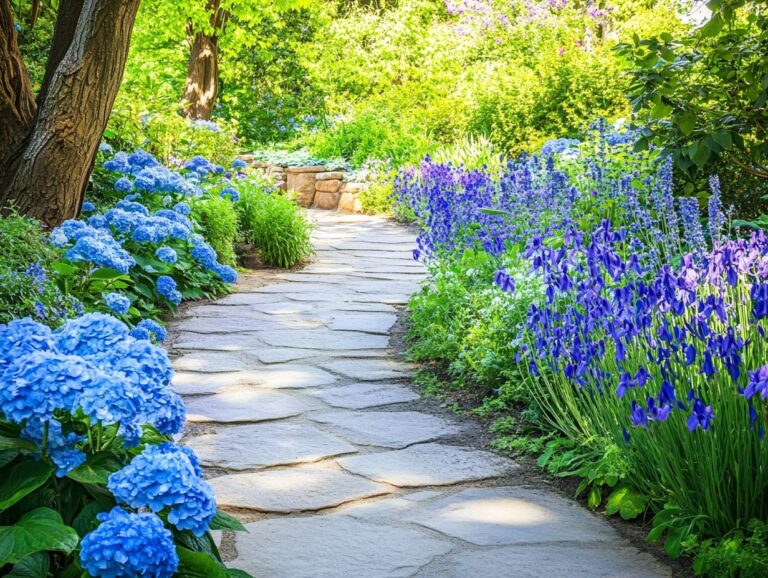 Azure Beauties: 40 Blue Flowers to Transform Your Garden