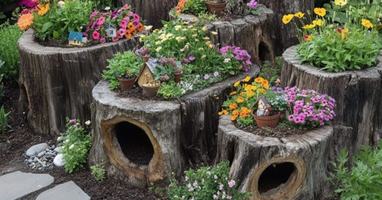 From Stumps to Gardens: 20 Creative Planter Concepts