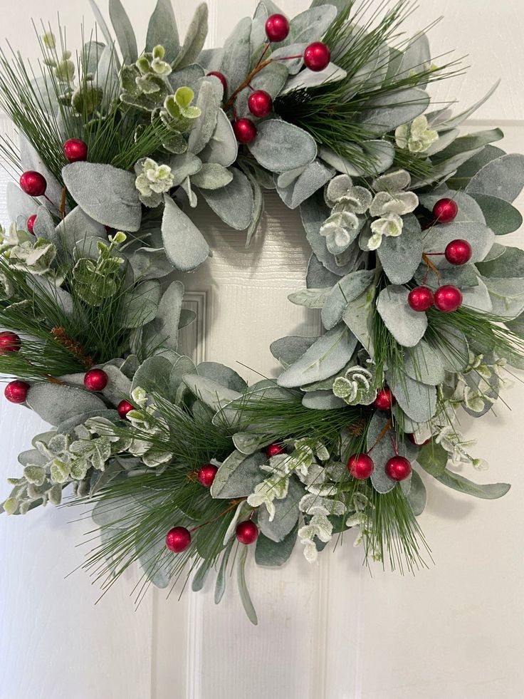 23. Frosted Eucalyptus Wreath