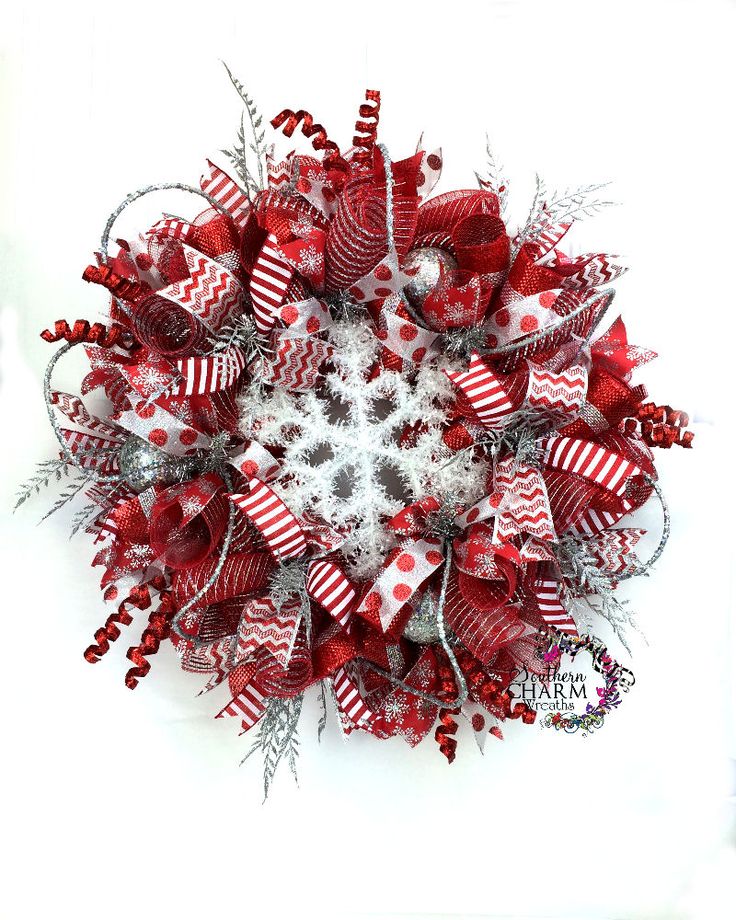 27. Snowflake Charm Wreath