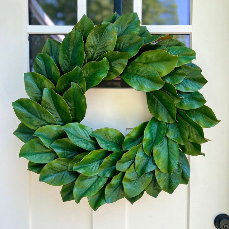 9. Magnolia Leaf Wreath